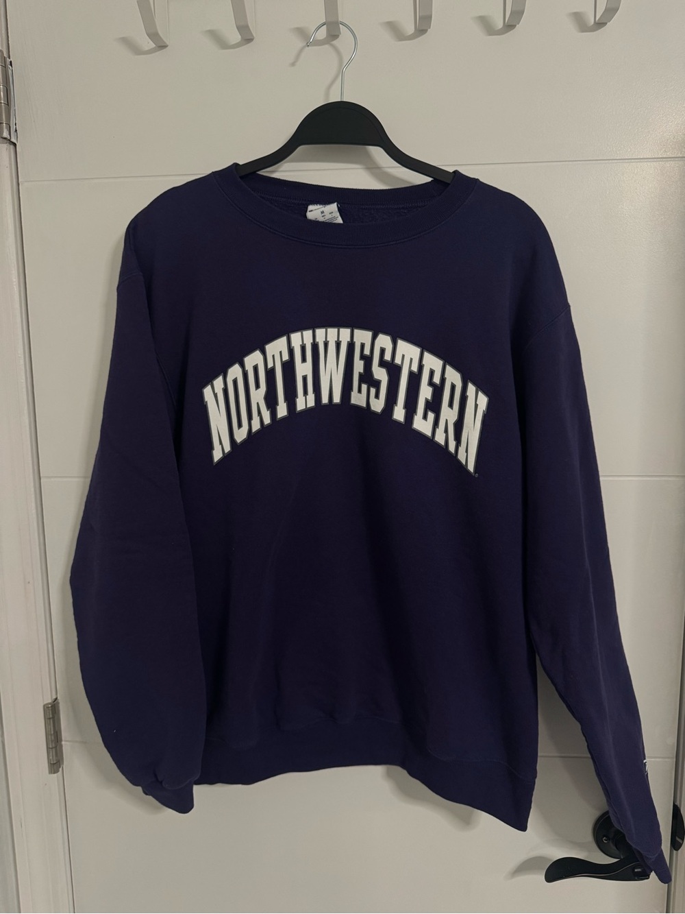 Northwestern University Champion Purple Crewneck Sweatshirt